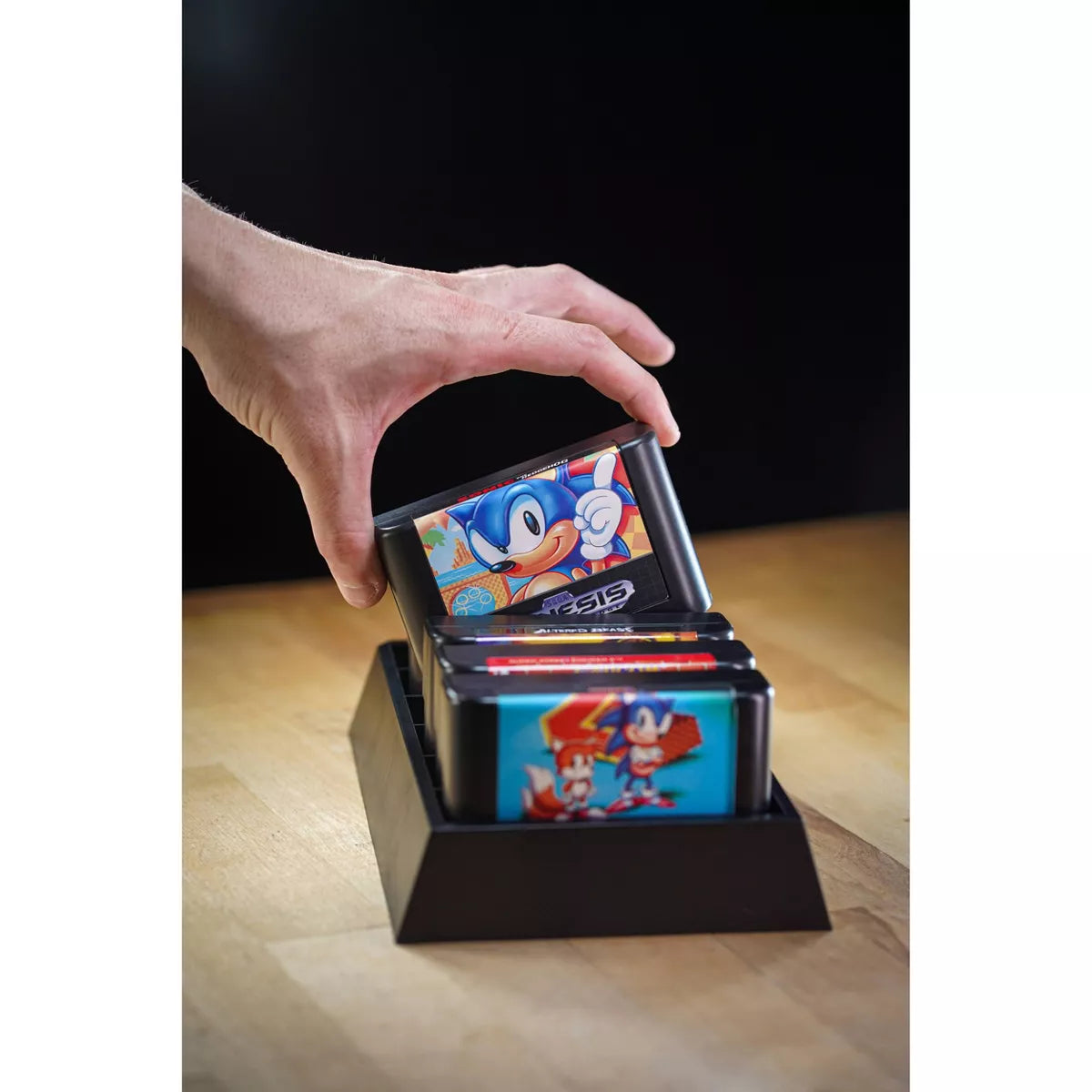 Sega Genesis Display Console - Supervillain Boss Bundle + Sonic 1