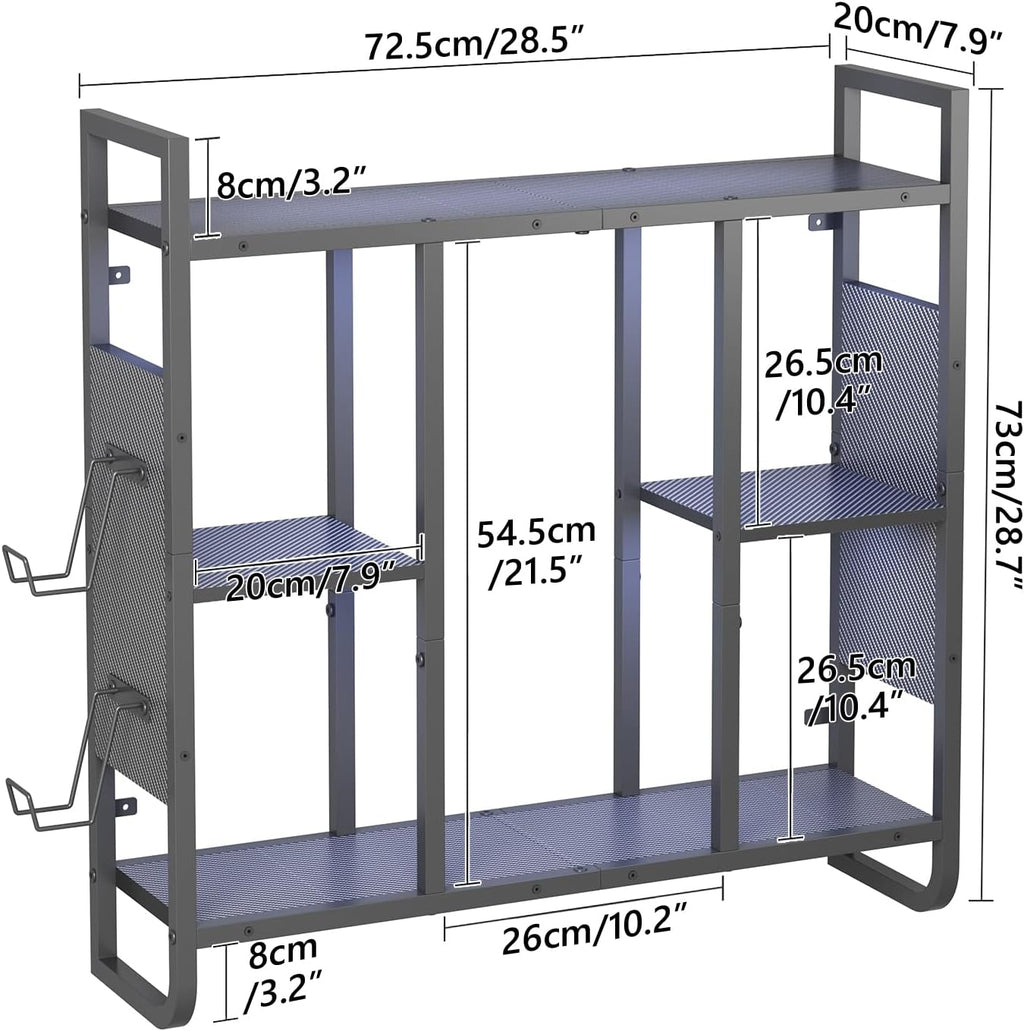 28.5″ 3-Tier LED Gaming Display Shelf