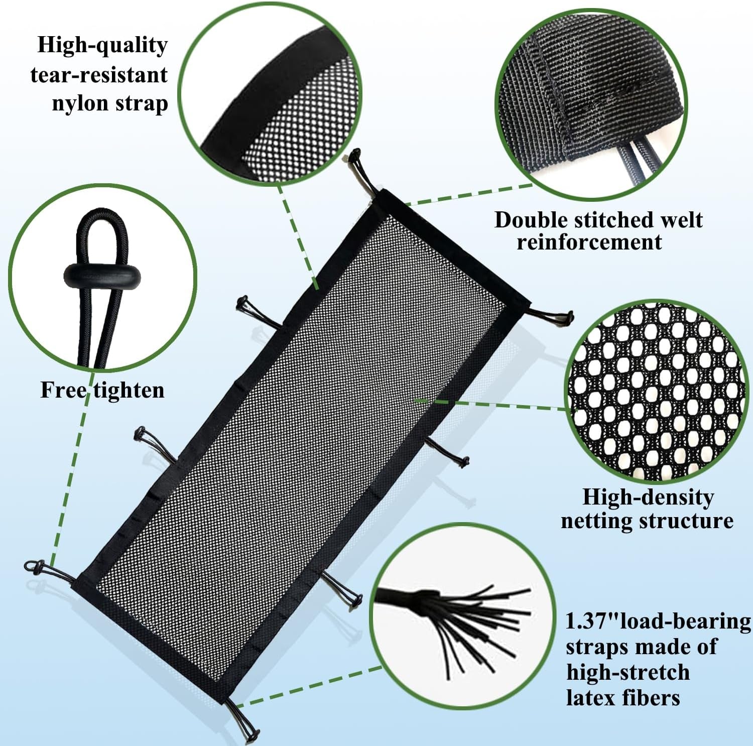 Heavy-Duty Under-Desk Cable Management Net