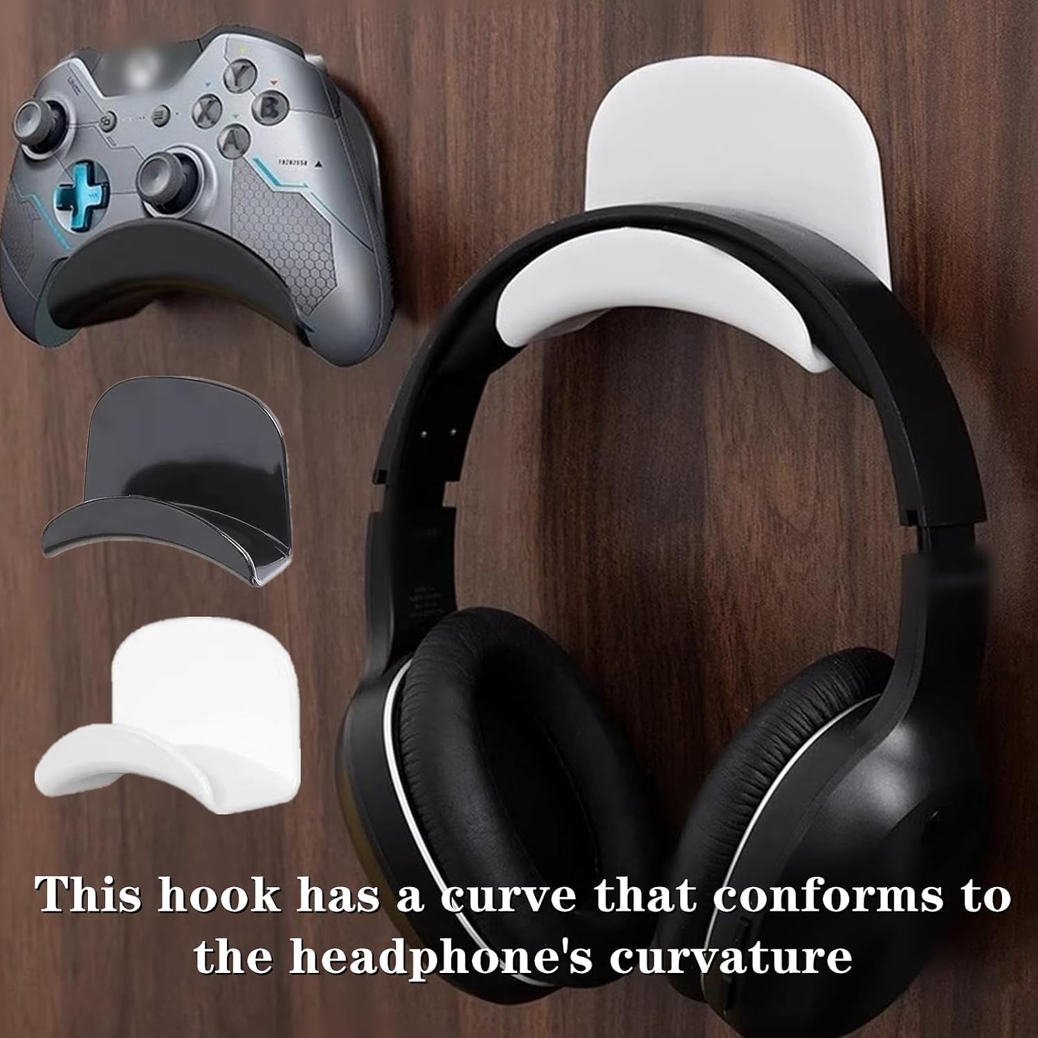 4-Pack Universal Headset Wall Mounts