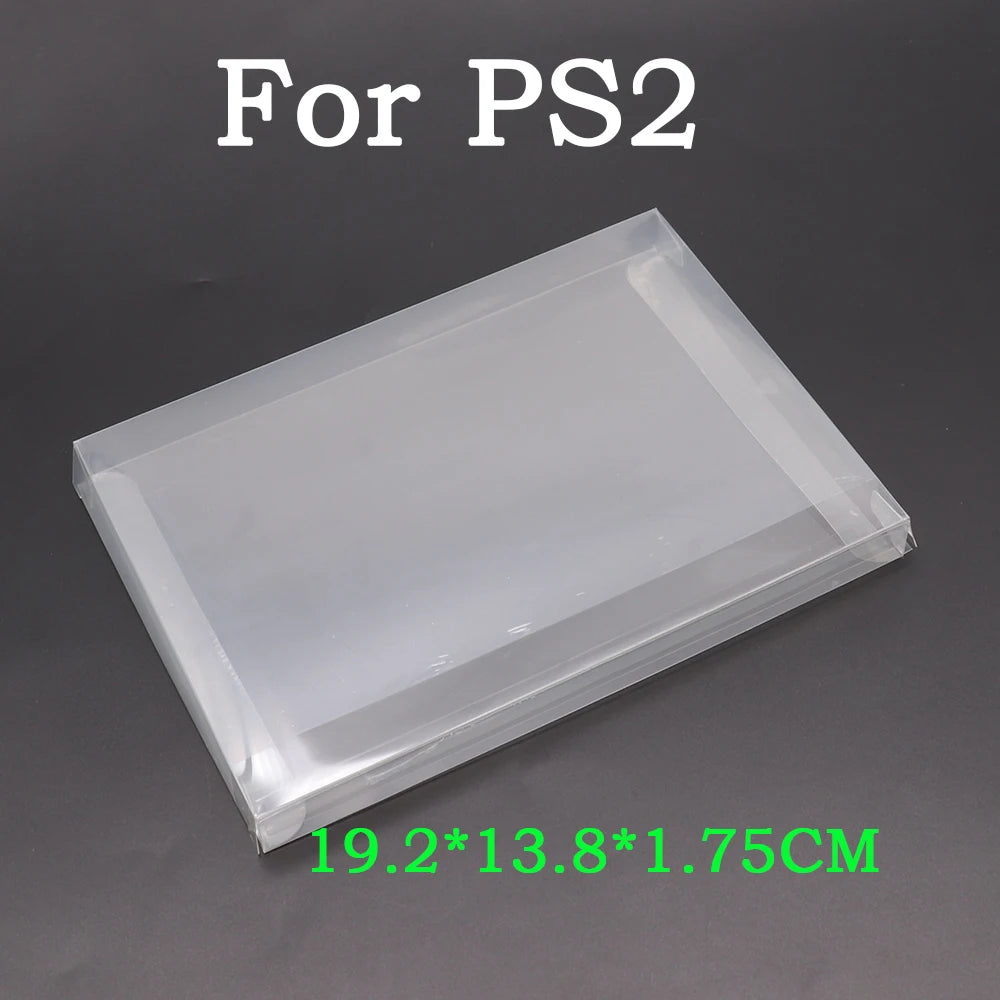 10-Pack Clear Retro Game Cartridge Protectors