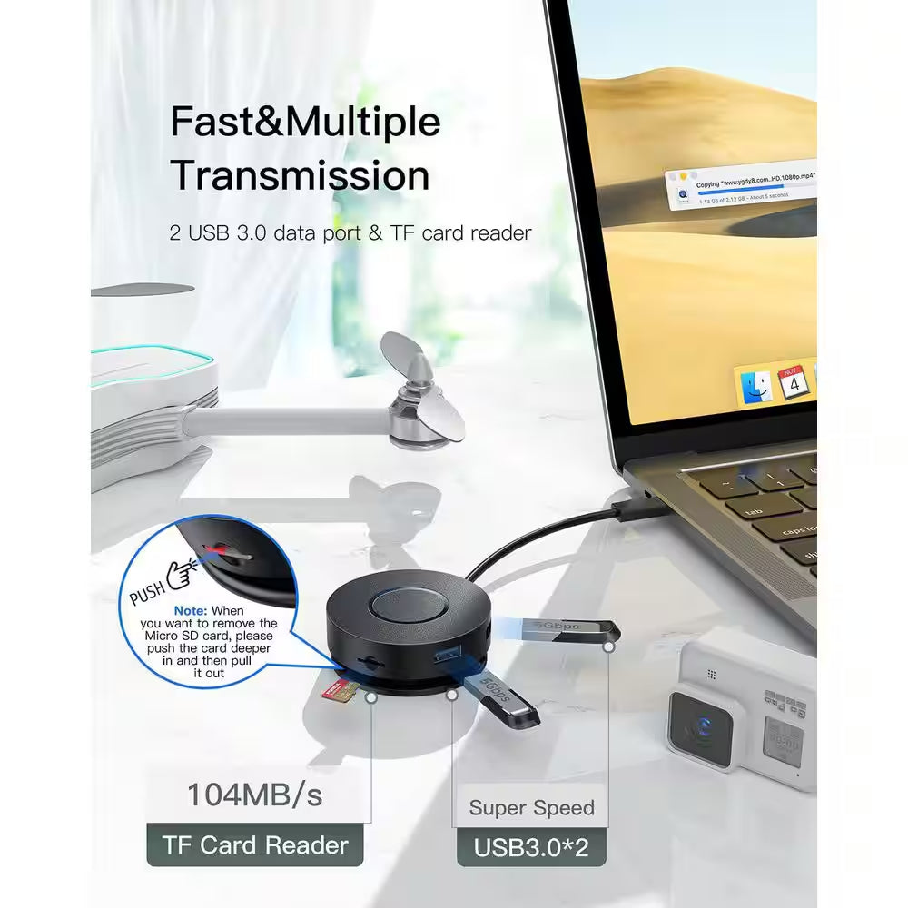 6-Pack Magnetic Cable Management Clips