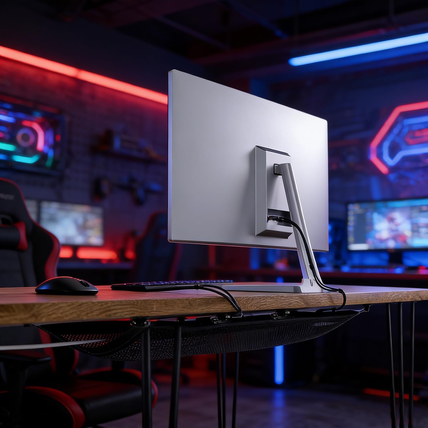 Heavy-Duty Under-Desk Cable Management Net