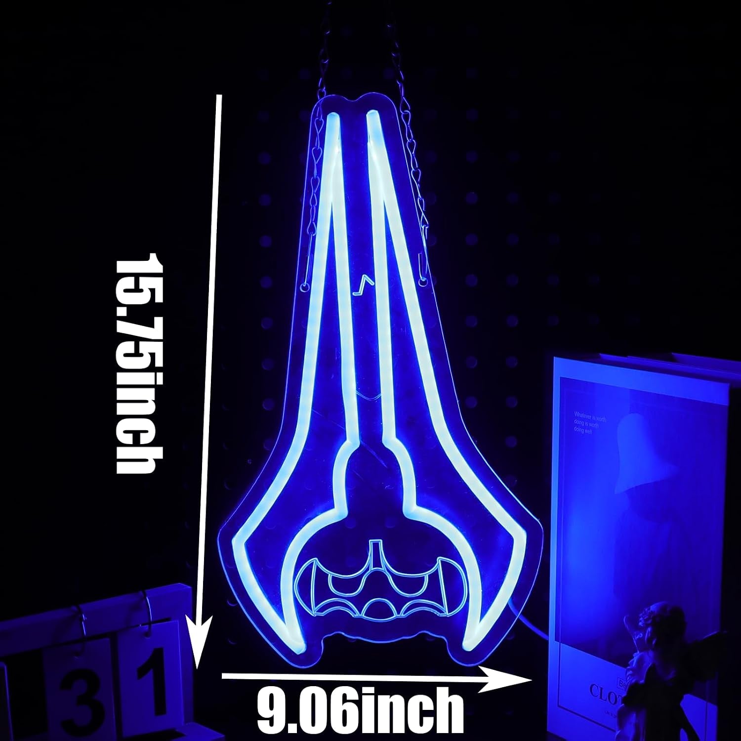 Sci-Fi Dual Energy Blade Neon Sign