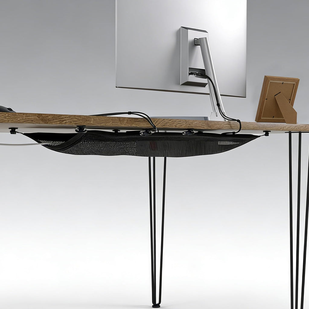Heavy-Duty Under-Desk Cable Management Net