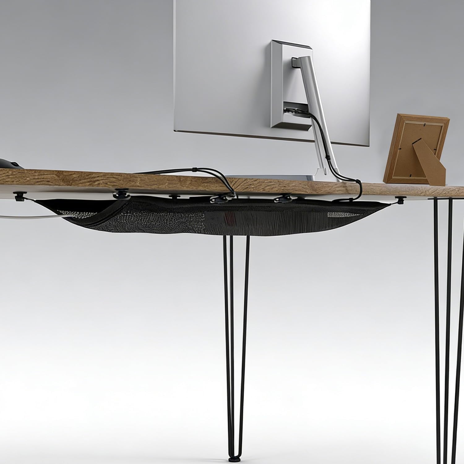 Heavy-Duty Under-Desk Cable Management Net