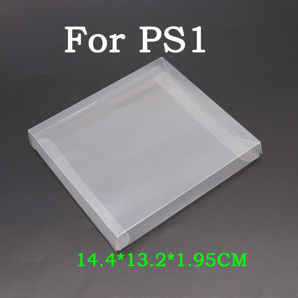 10-Pack Clear Retro Game Cartridge Protectors