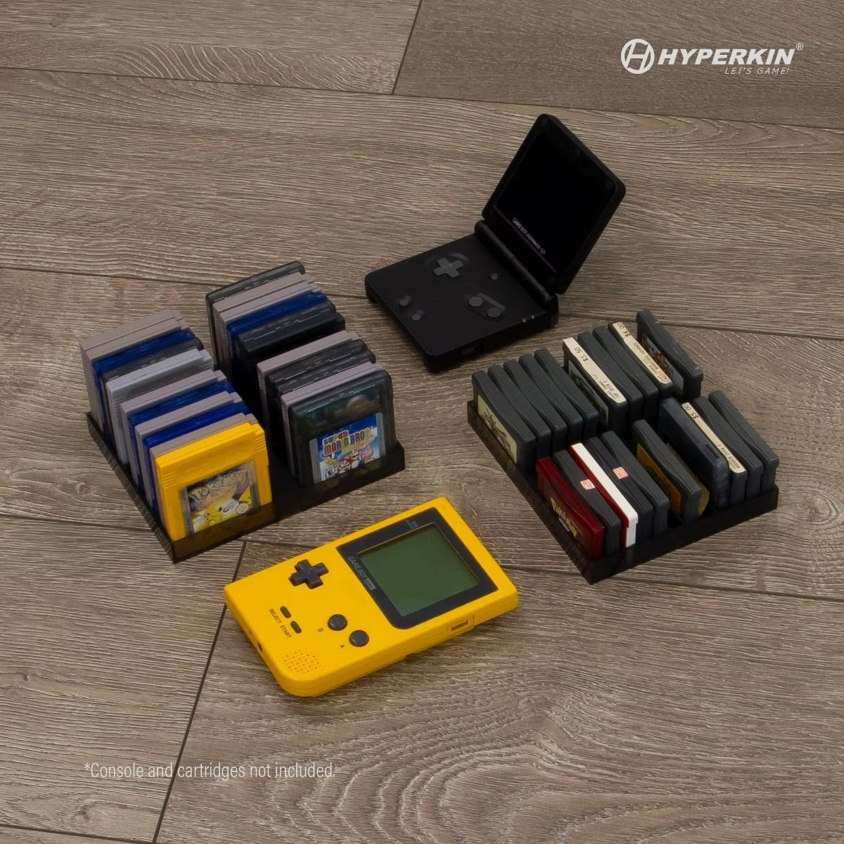 24-Slot Game Boy Cartridge Storage Stands – 2 Pack