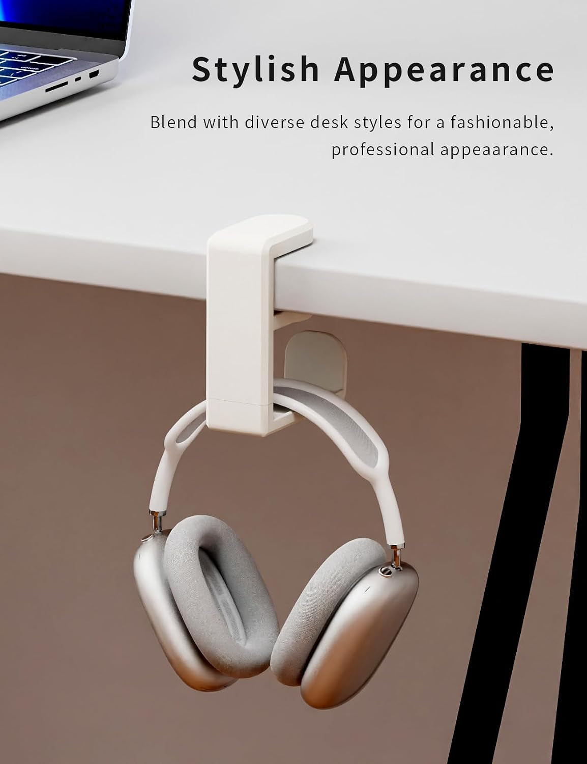 360° Under-Desk Headset Hanger