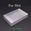 10-Pack Clear Retro Game Cartridge Protectors