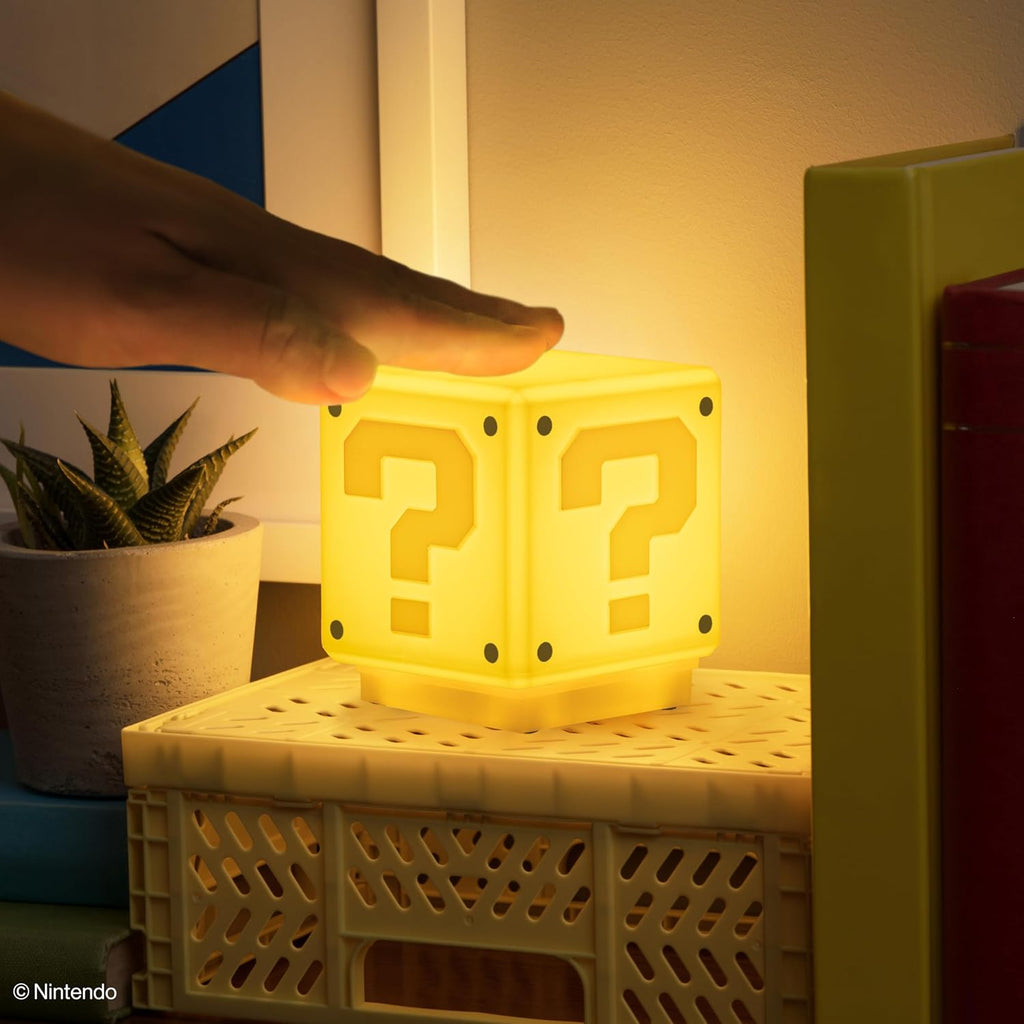 Super Mario Question Block Light with Coin Sound