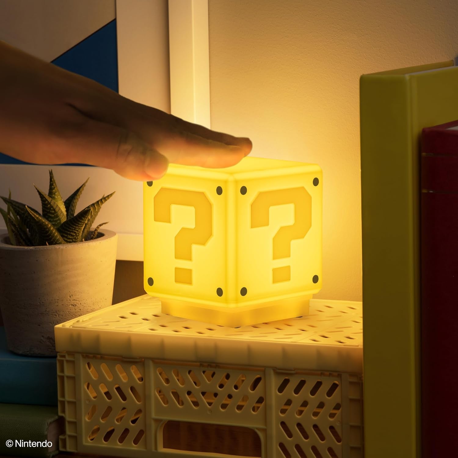 Super Mario Question Block Light with Coin Sound