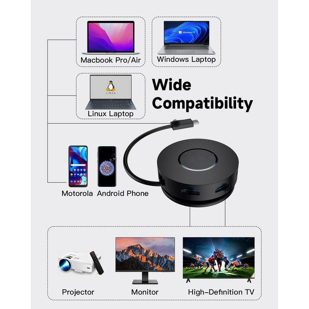 6-Pack Magnetic Cable Management Clips