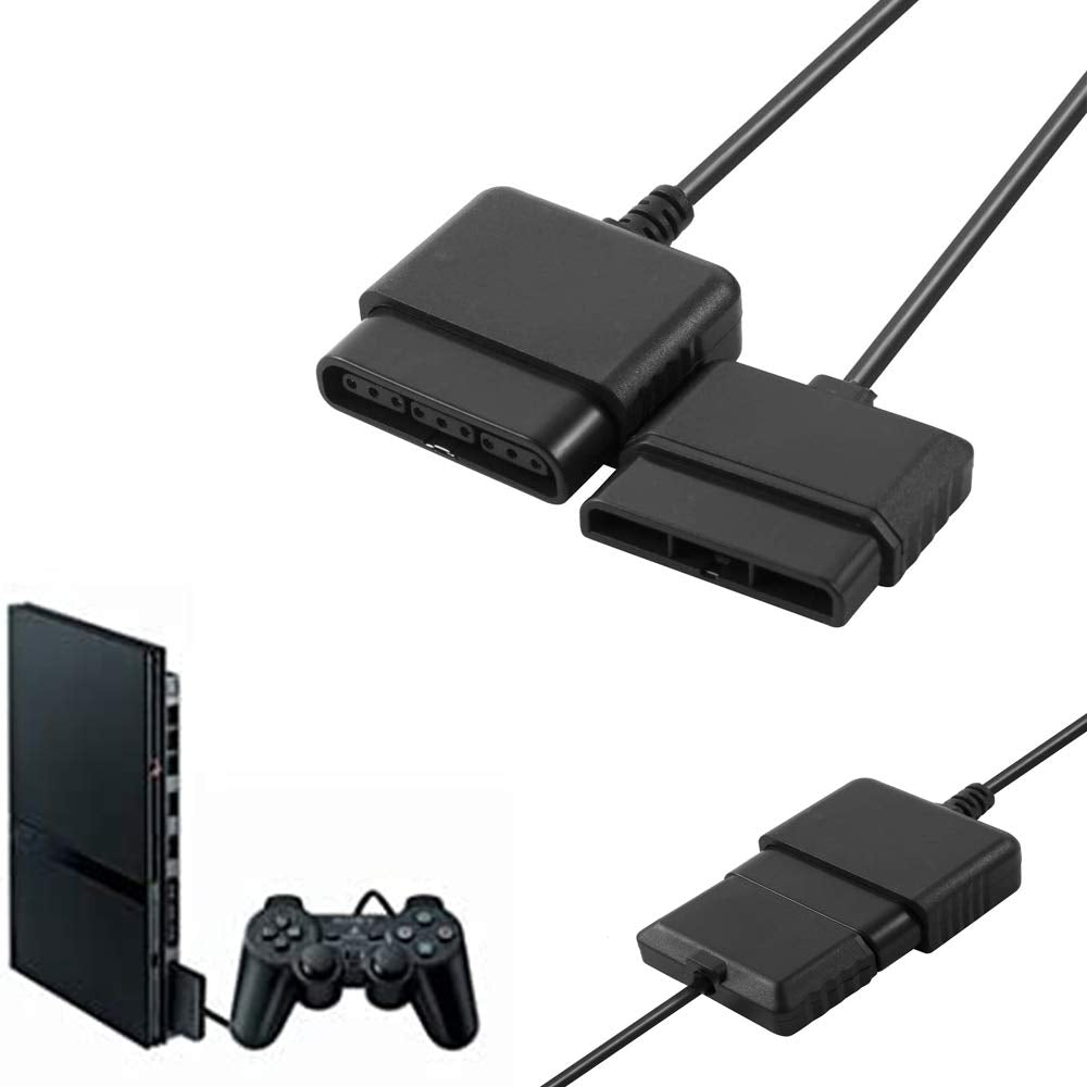 2-Pack 6 ft PS2 Controller Extension Cables