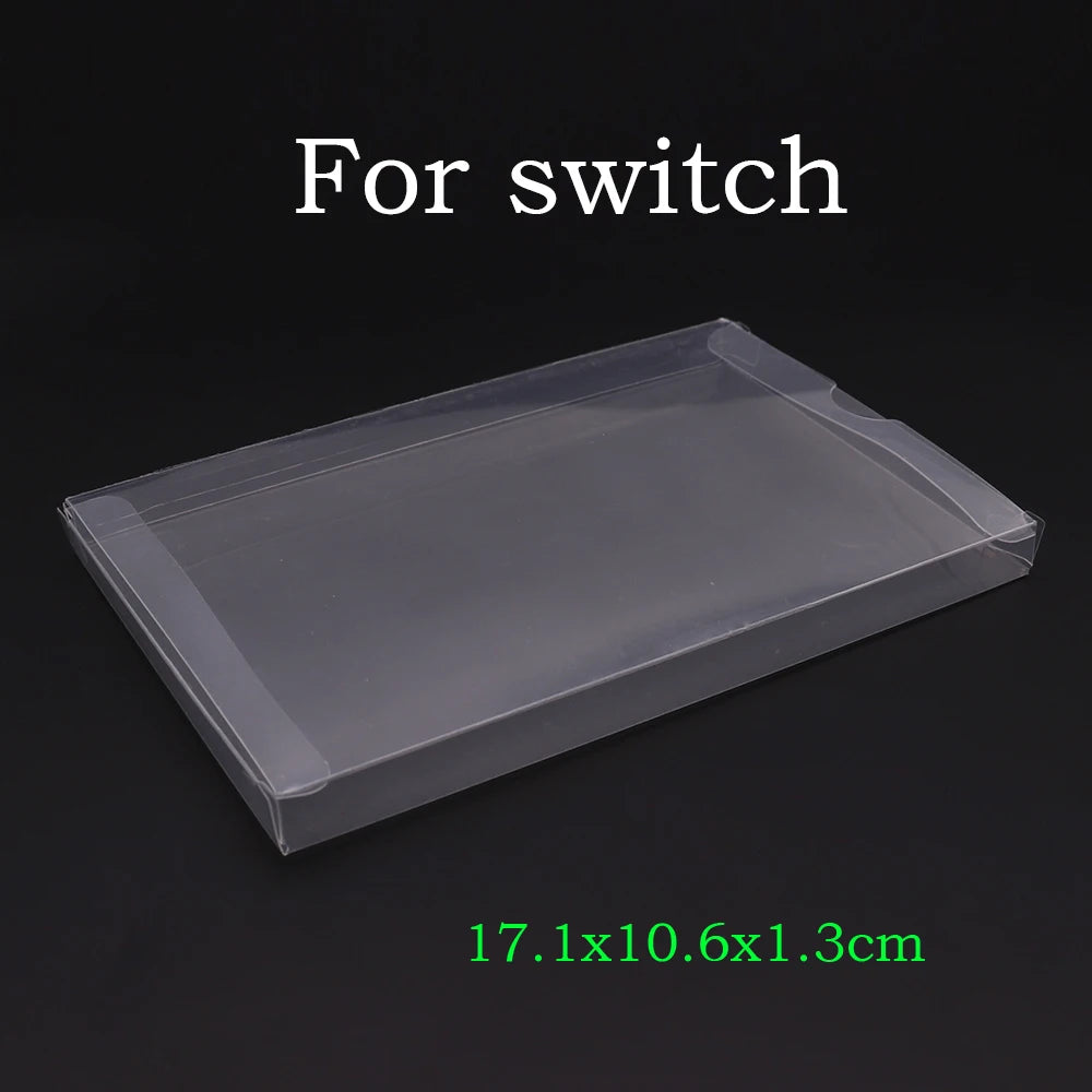 10-Pack Clear Retro Game Cartridge Protectors