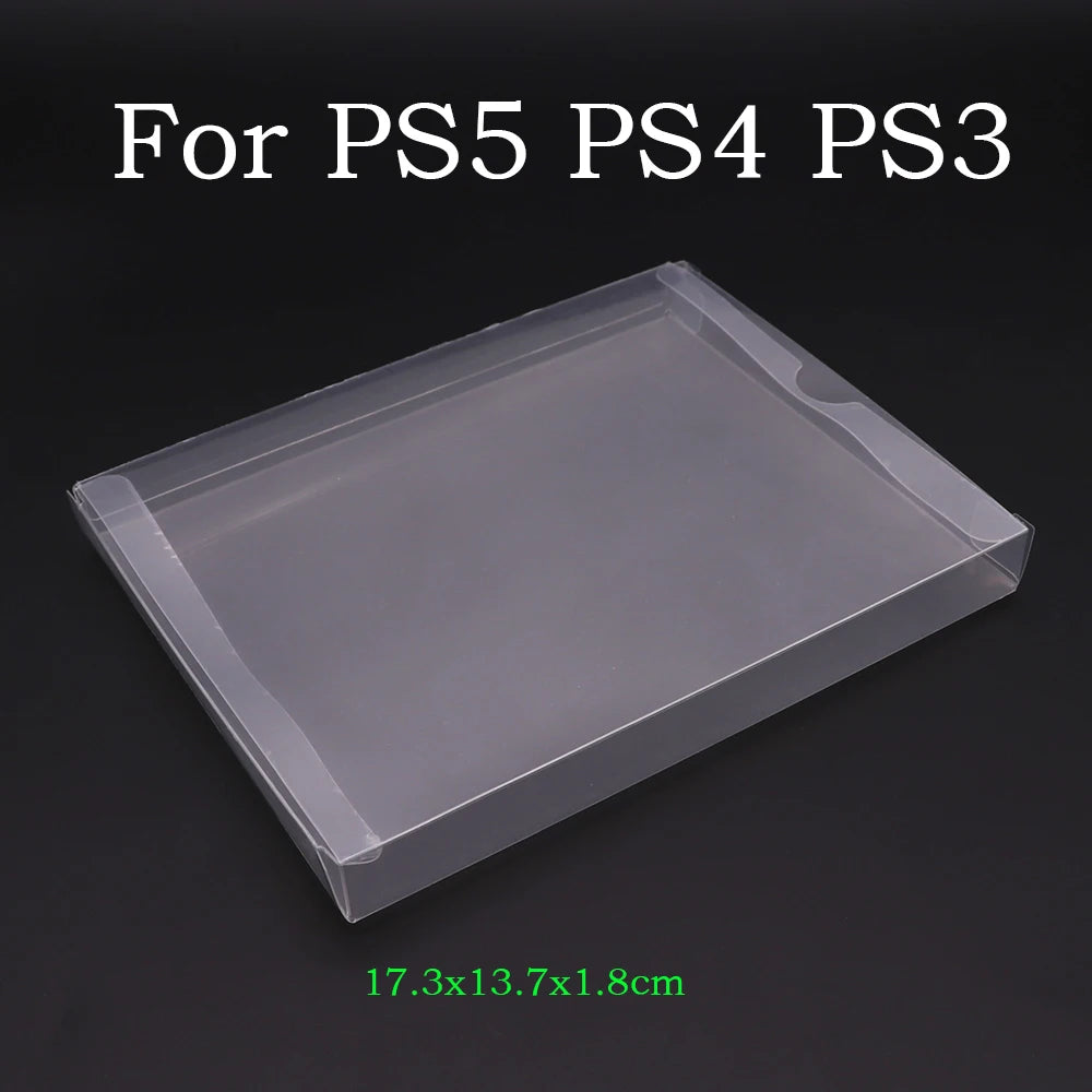 10-Pack Clear Retro Game Cartridge Protectors