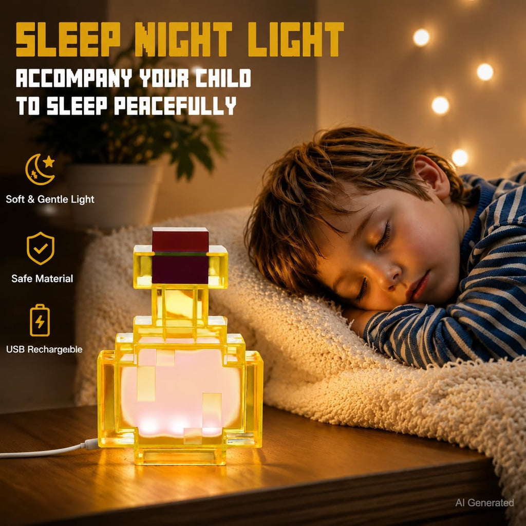 RGB Potion Bottle Gaming Lamp