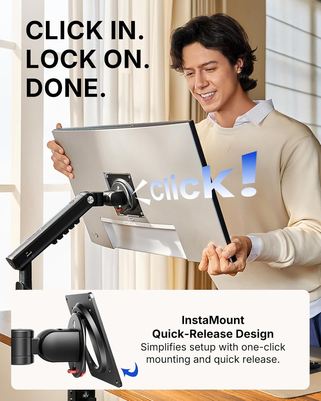 Flowlift™ Pro Single Monitor Mount