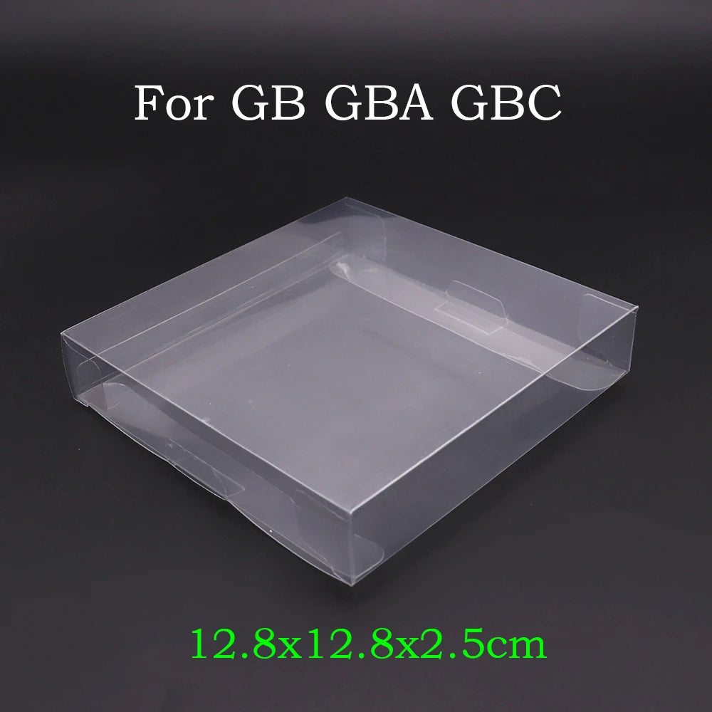 10-Pack Clear Retro Game Cartridge Protectors