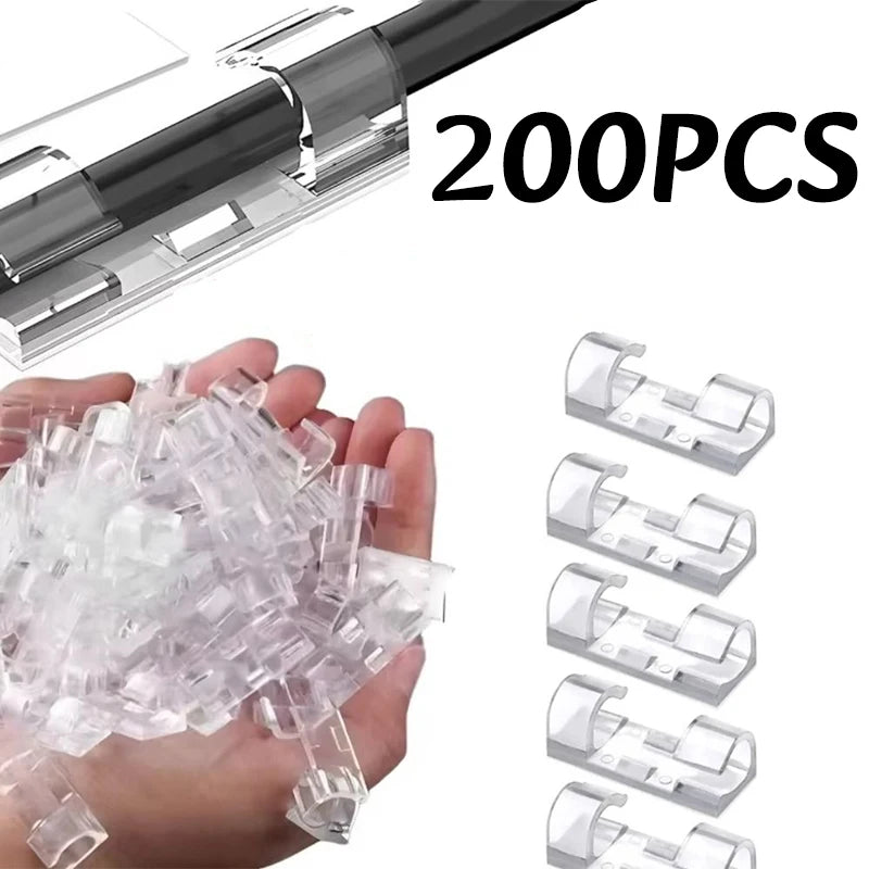 Self-Adhesive Cable Management Clips