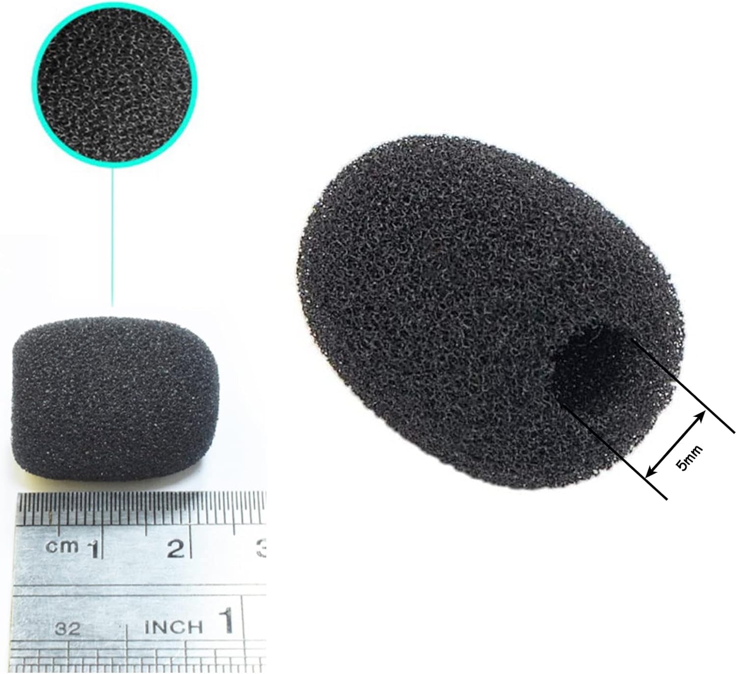 Lavalier Microphone Clip & Windscreen Kit – 3 Pack