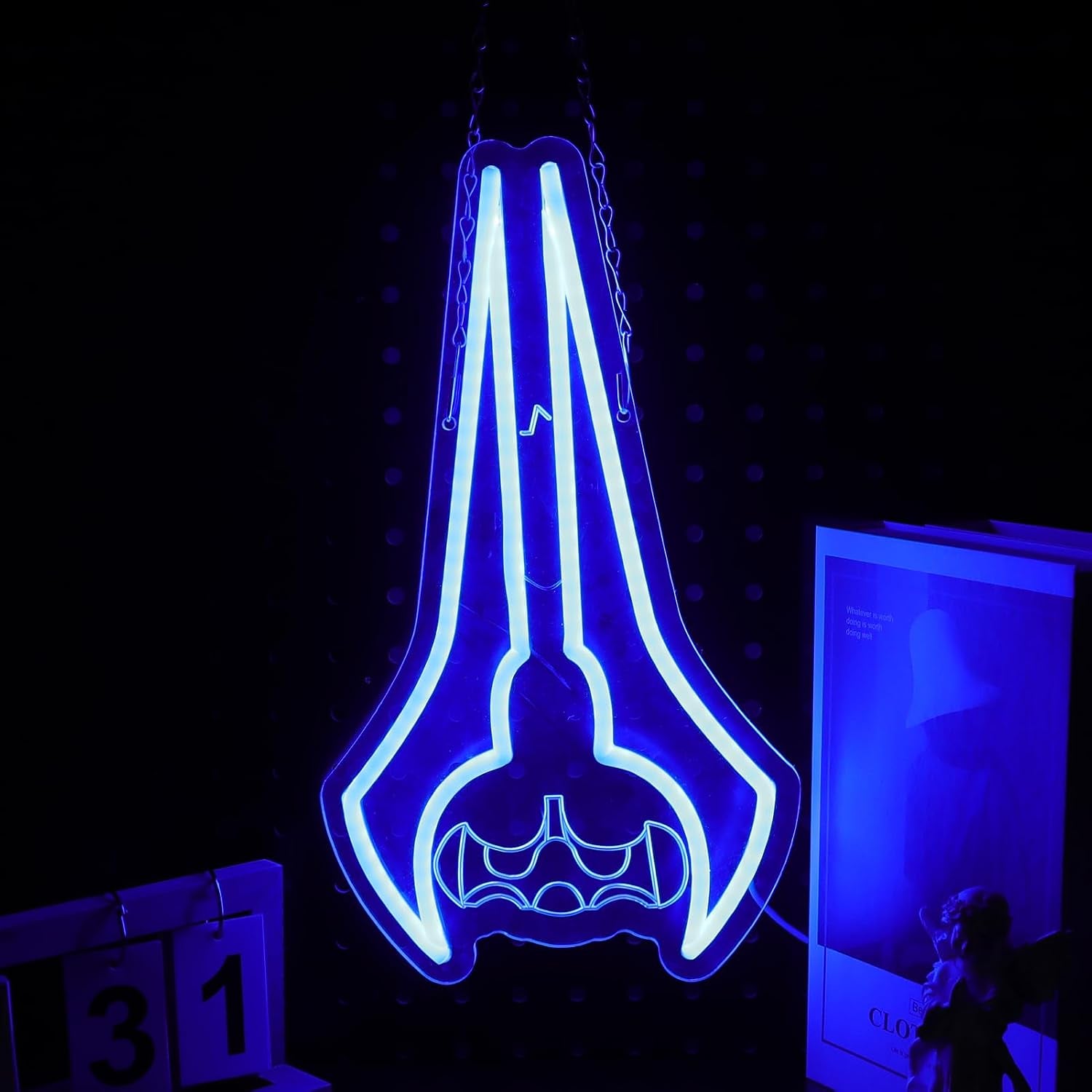 Sci-Fi Dual Energy Blade Neon Sign