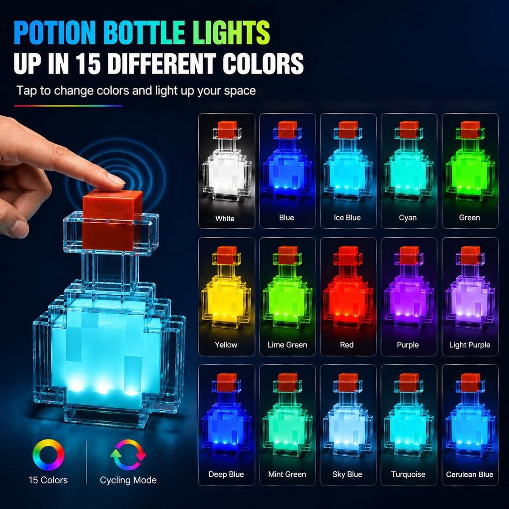 RGB Potion Bottle Gaming Lamp