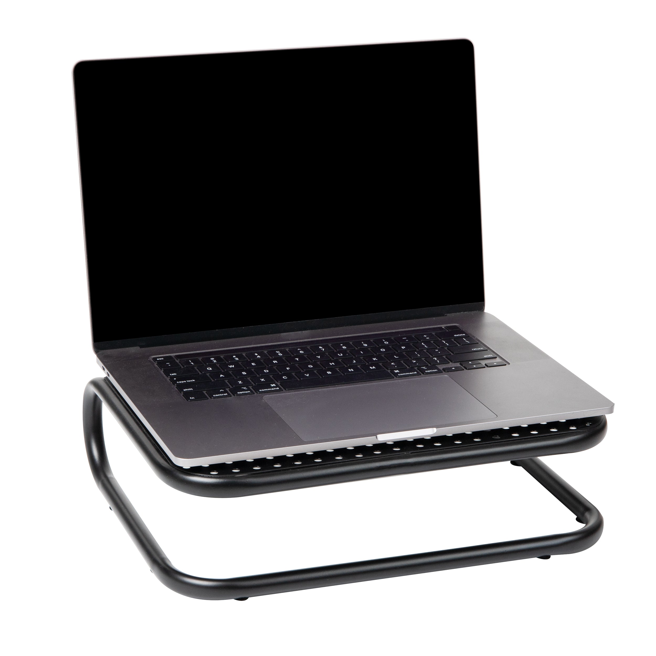 2-Pack Metal Monitor Risers – Black