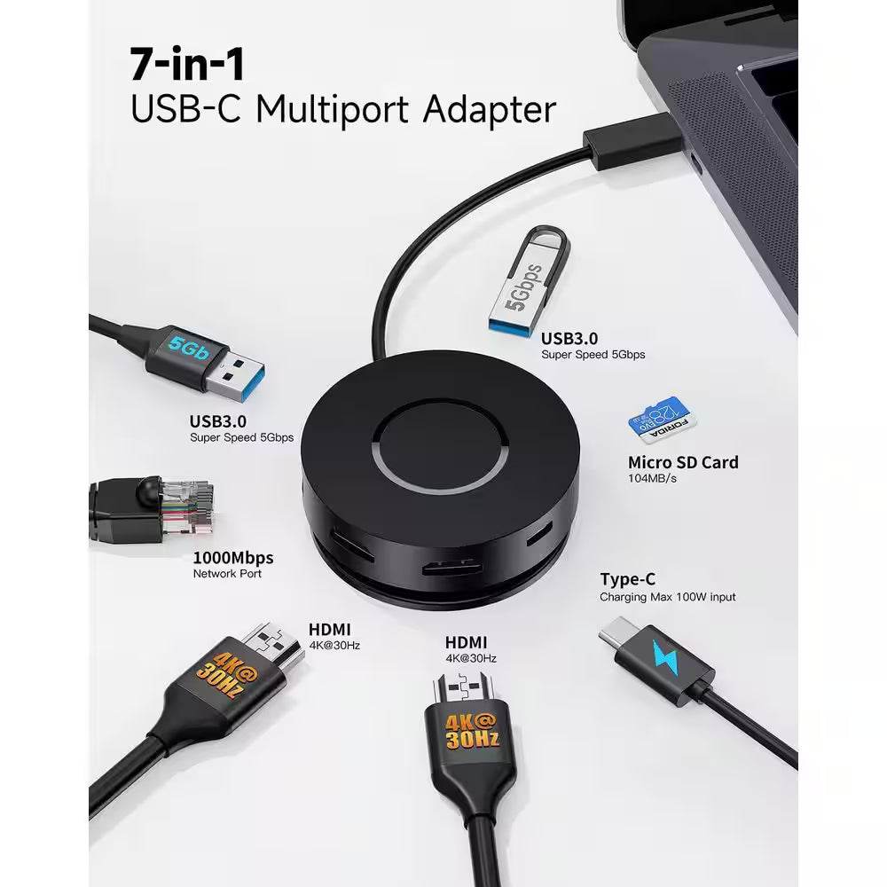 6-Pack Magnetic Cable Management Clips