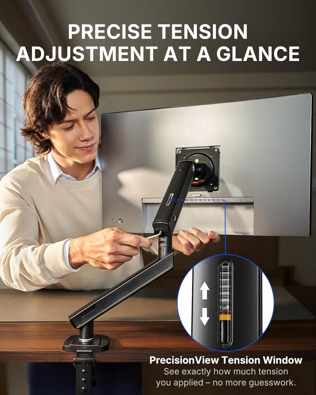 Flowlift™ Pro Single Monitor Mount