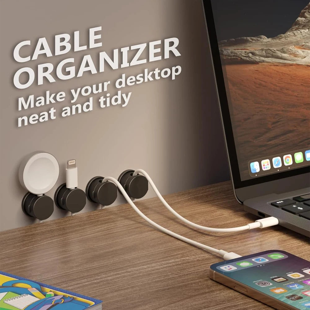 6-Pack Magnetic Cable Management Clips