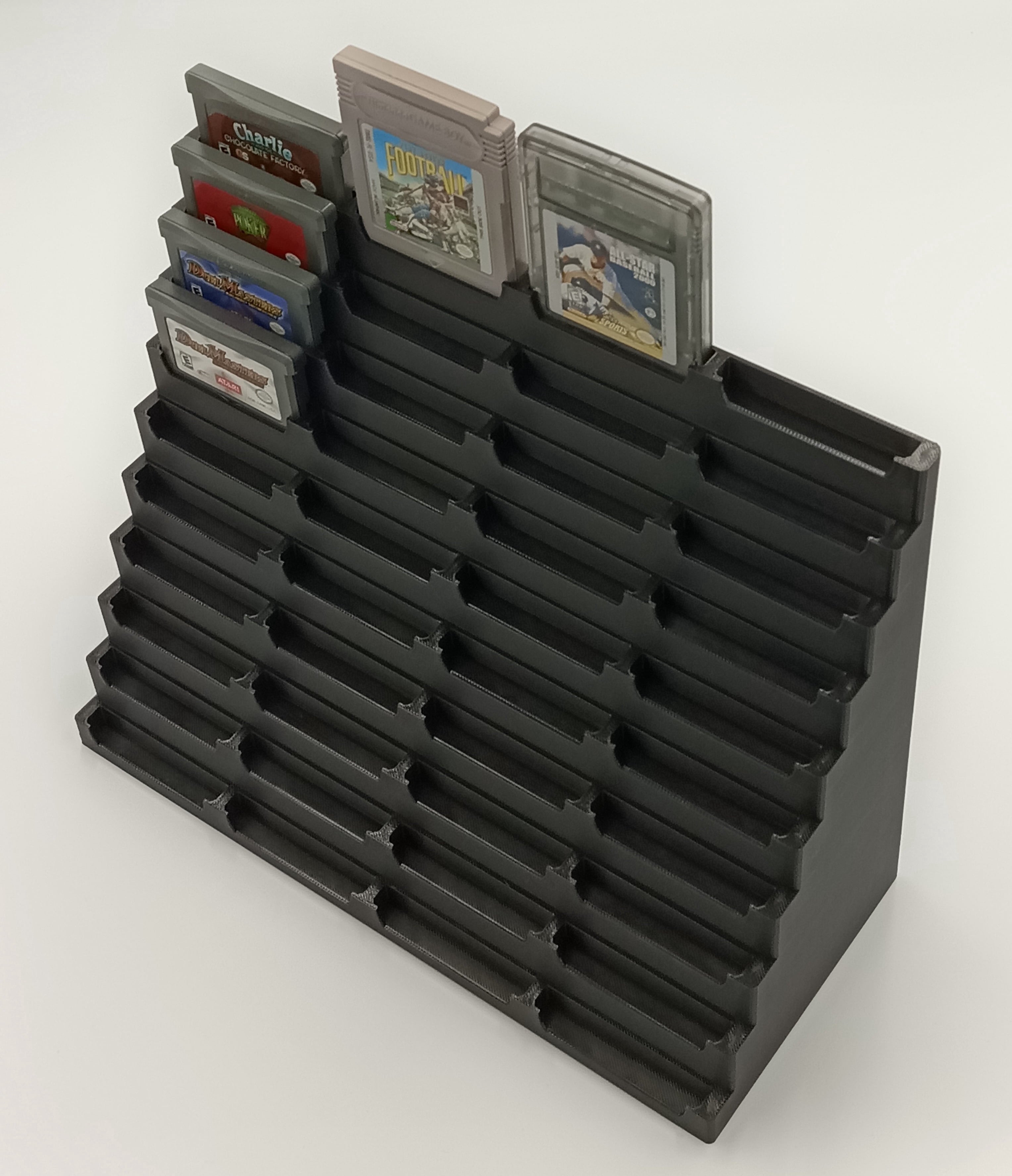 40-Game Retro Cartridge Display Tower