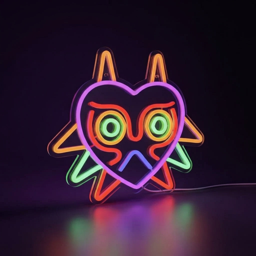 Mystic Mask LED Neon Wall Sign