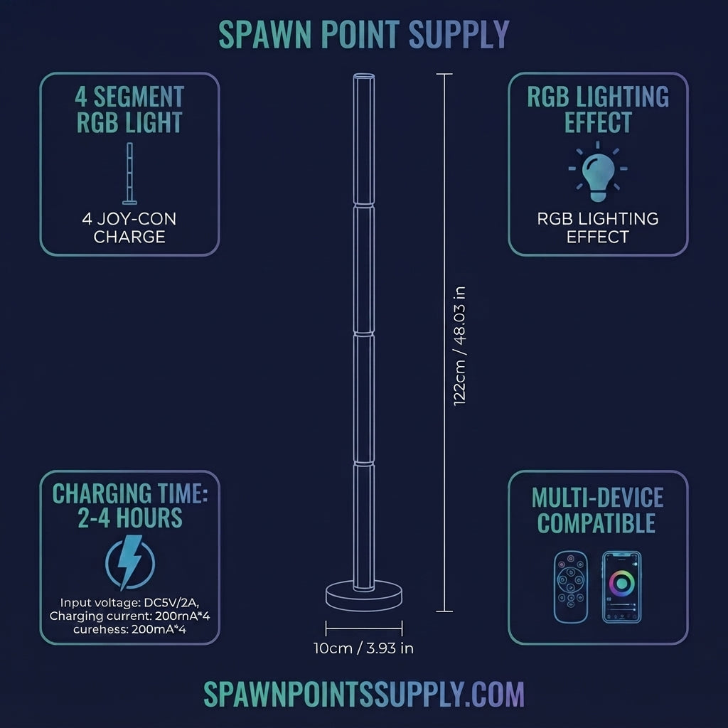 SpawnGlow RGB Corner Floor Lamp