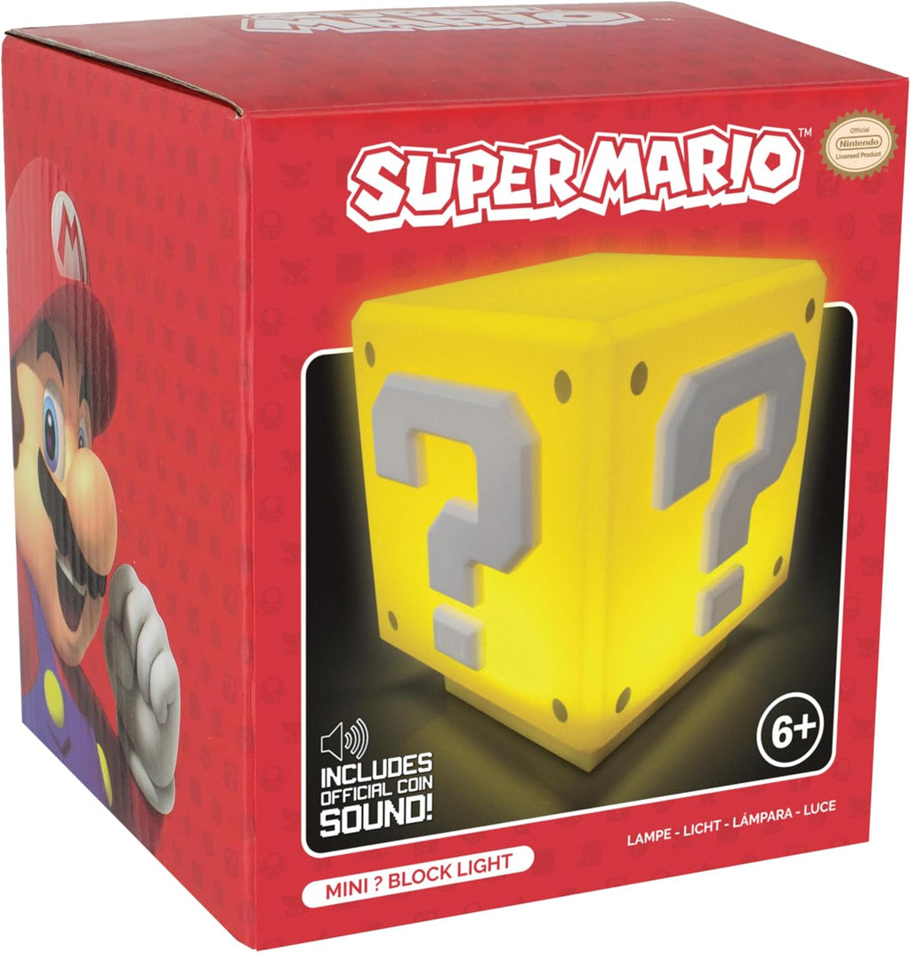 Super Mario Question Block Light with Coin Sound