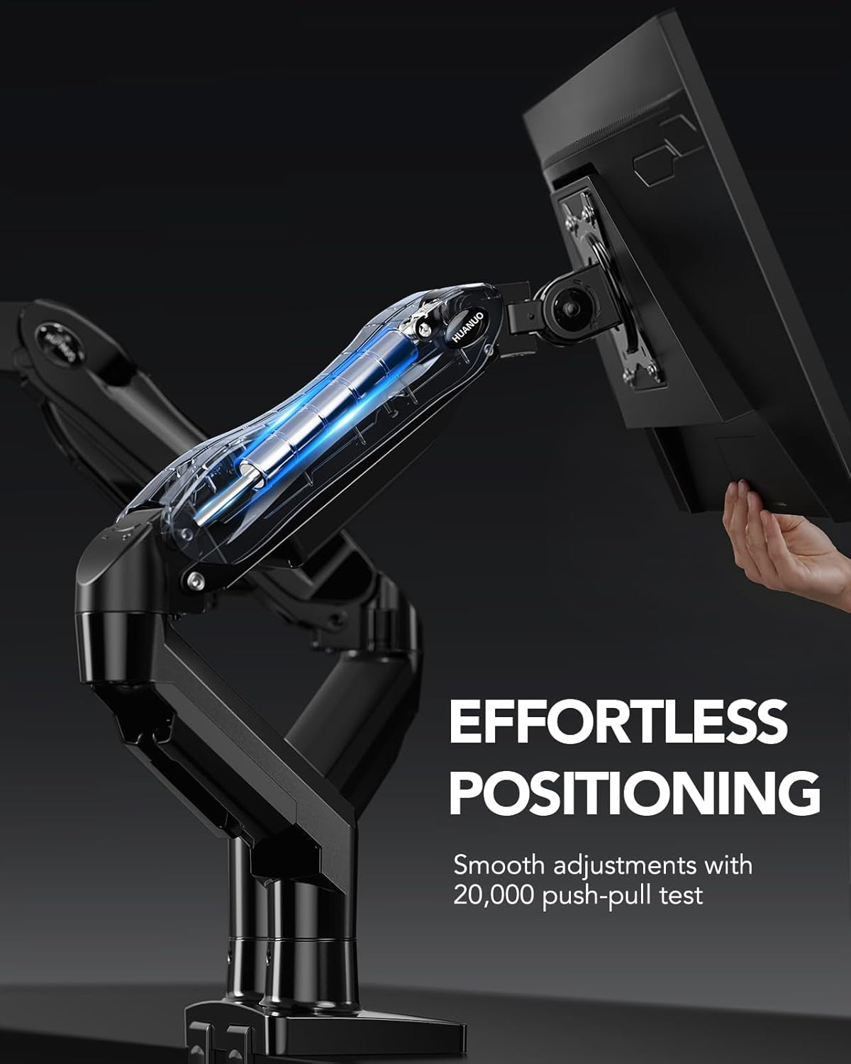 Flowlift™ Full-Motion Dual Monitor Stand