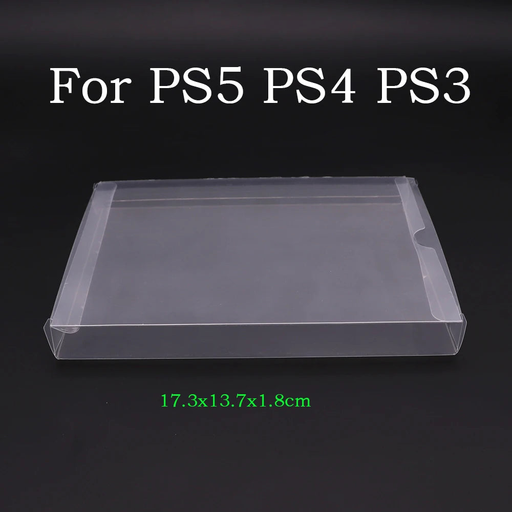 10-Pack Clear Retro Game Cartridge Protectors