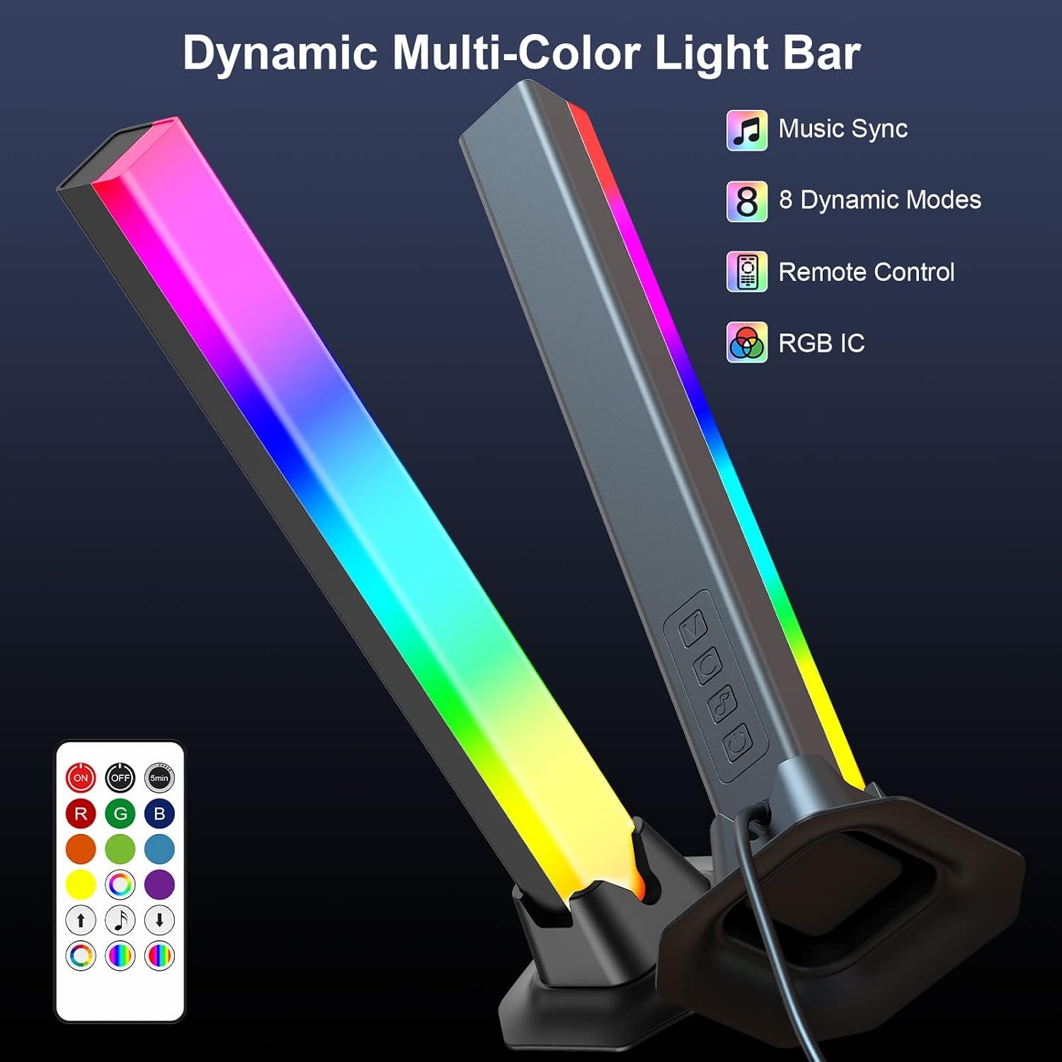 RGB Music-Sync Light Bars
