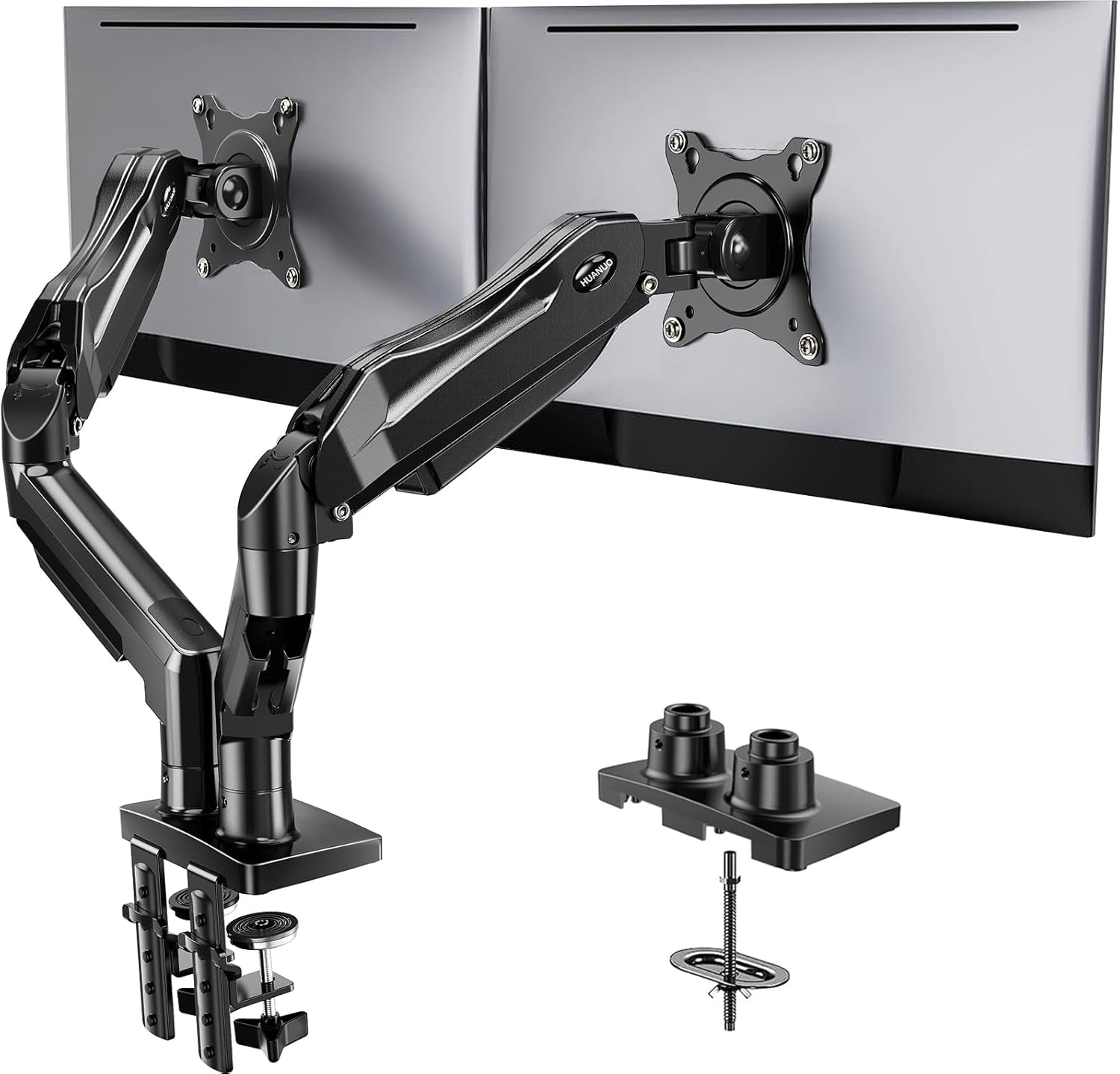 Flowlift™ Full-Motion Dual Monitor Stand