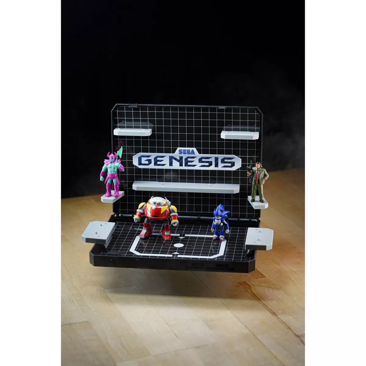 Sega Genesis Display Console - Supervillain Boss Bundle + Sonic 1