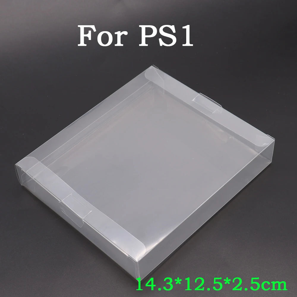 10-Pack Clear Retro Game Cartridge Protectors