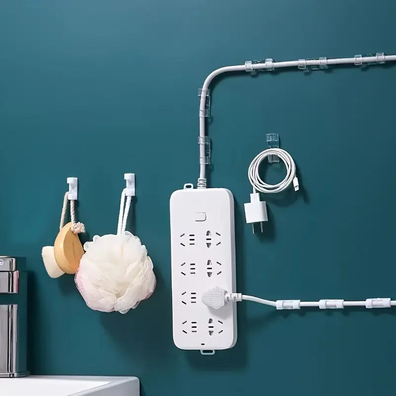 Self-Adhesive Cable Management Clips