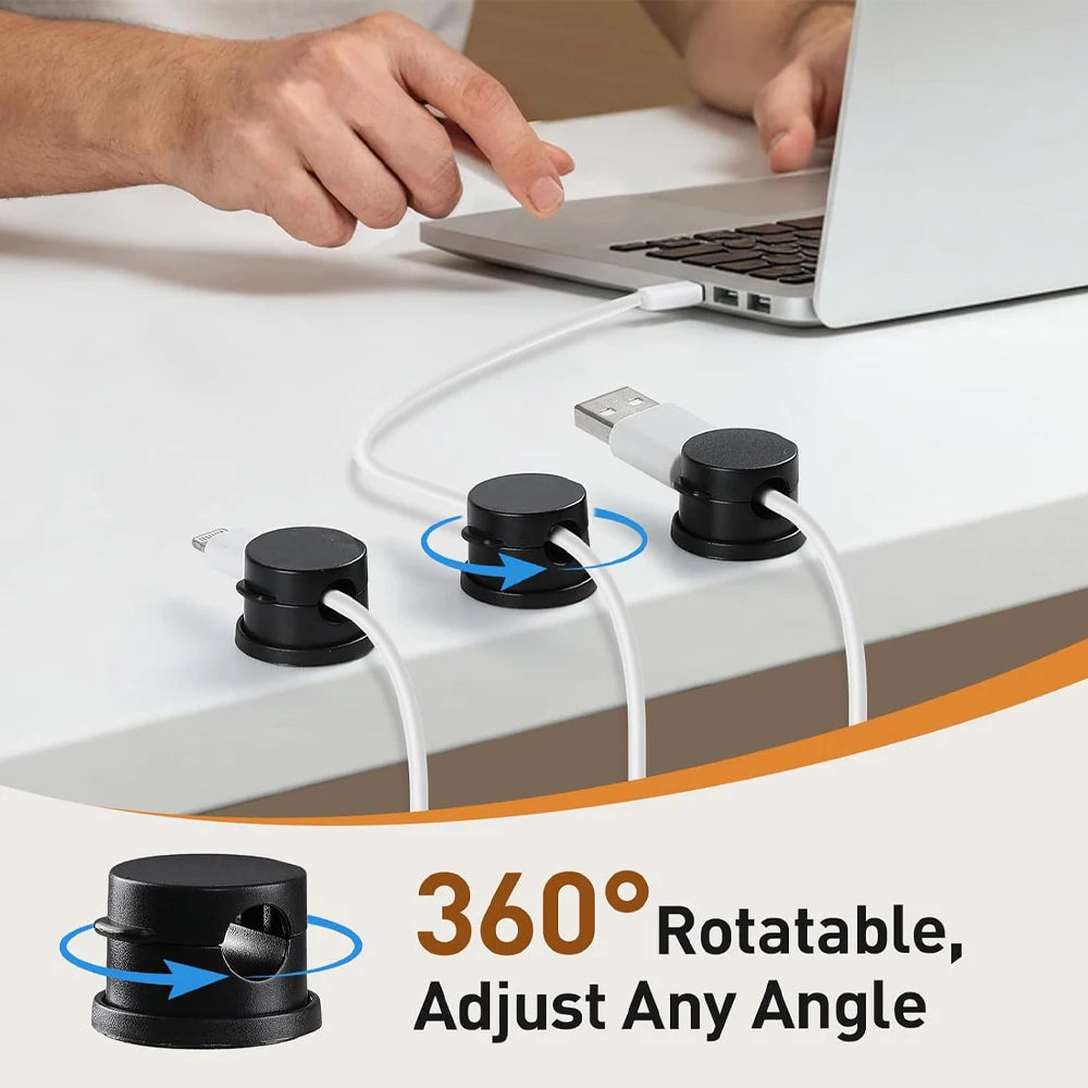 6-Pack Magnetic Cable Management Clips