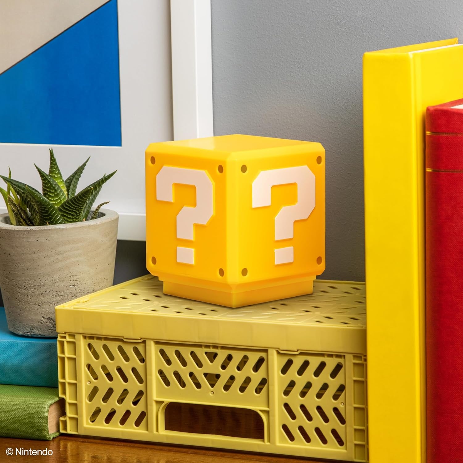 Super Mario Question Block Light with Coin Sound