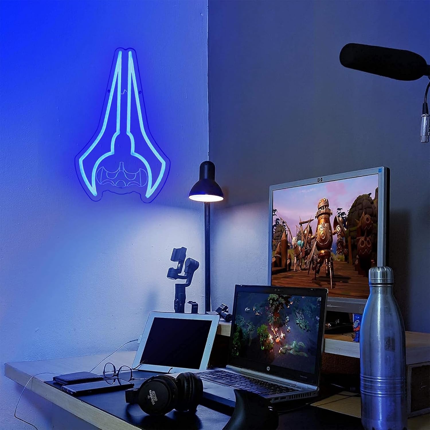 Sci-Fi Dual Energy Blade Neon Sign