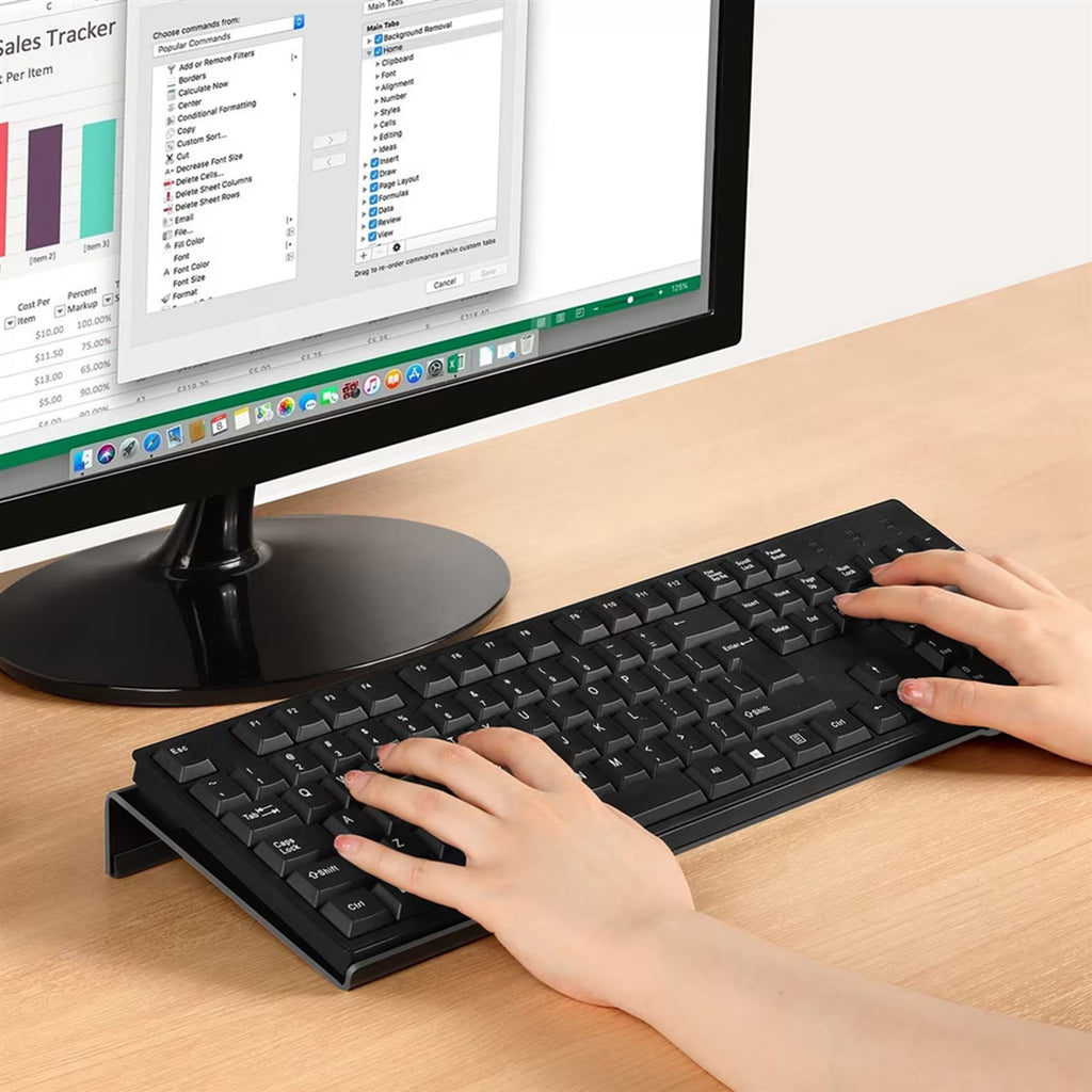 2-Pack Acrylic Keyboard Stands