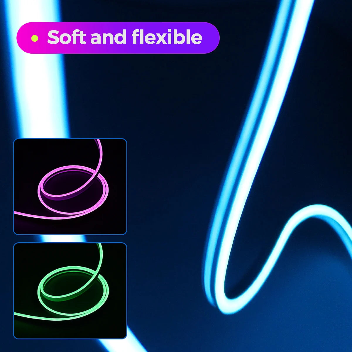 10M Music-Sync RGB Neon Rope Light