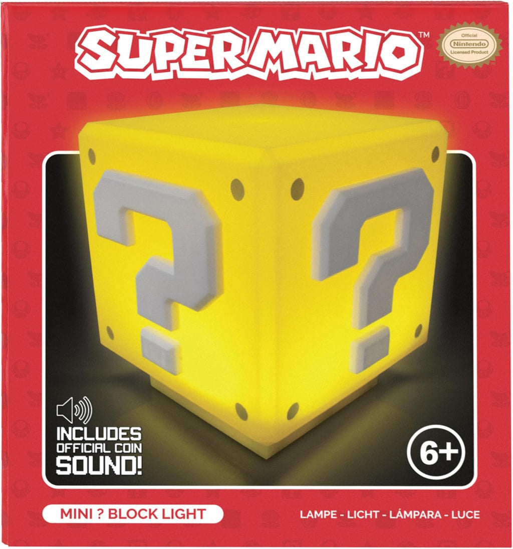 Super Mario Question Block Light with Coin Sound