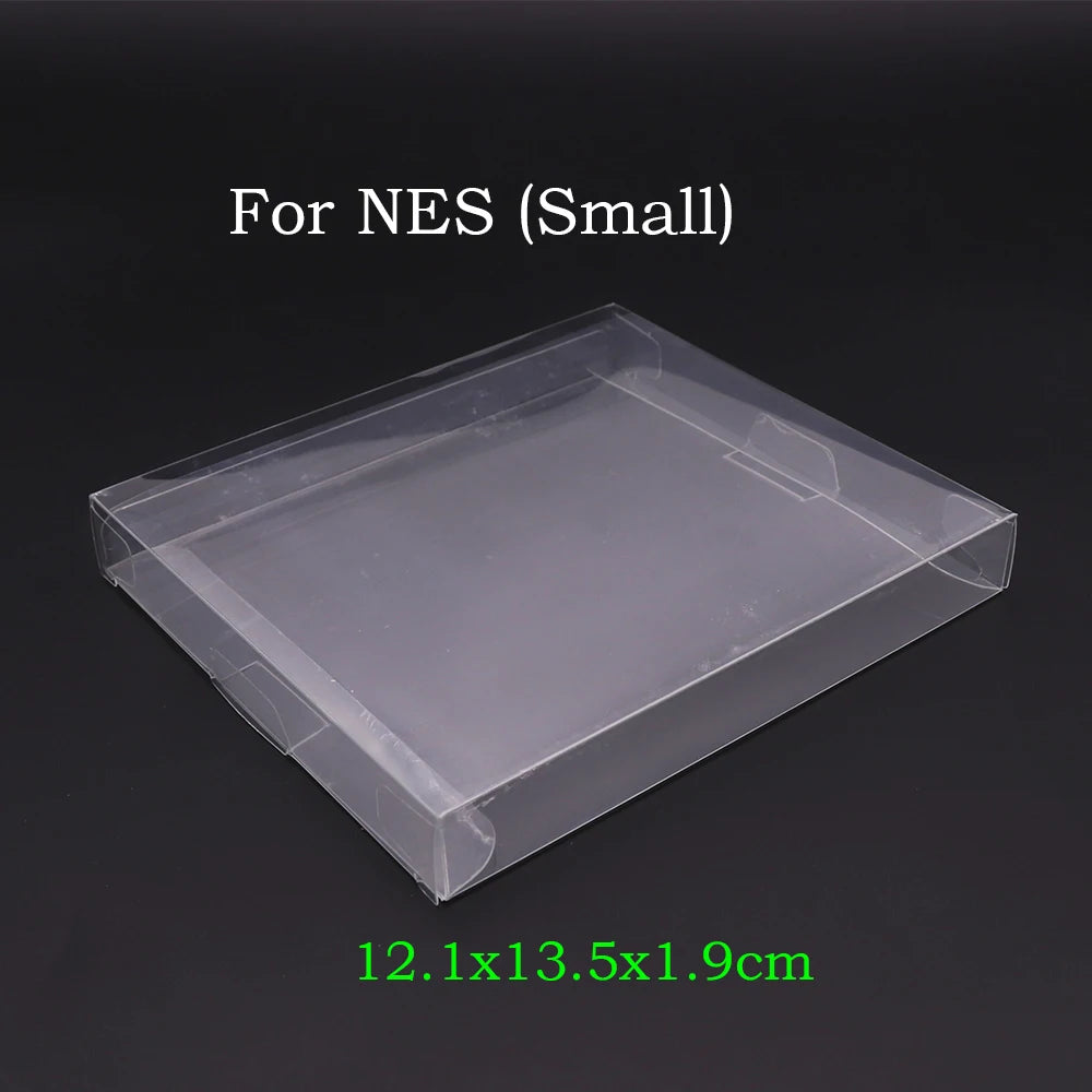 10-Pack Clear Retro Game Cartridge Protectors