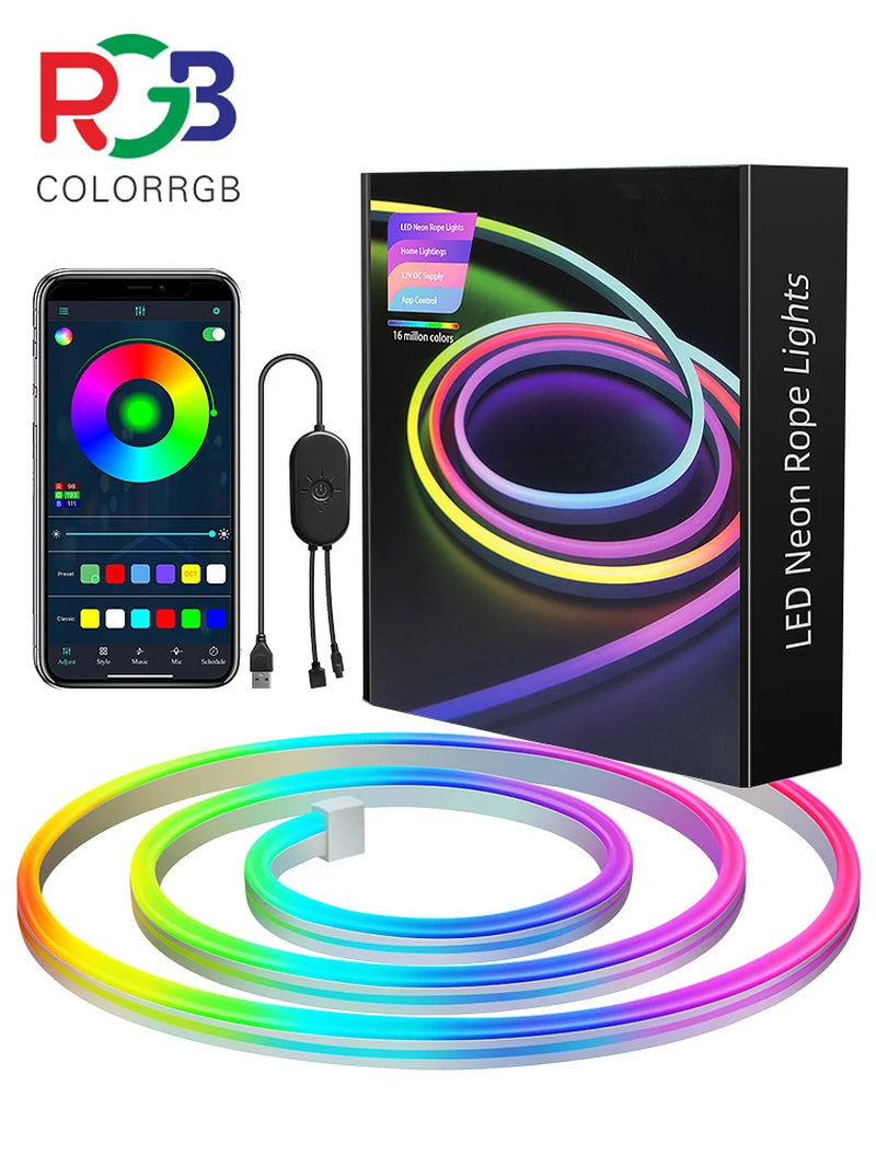 10M Music-Sync RGB Neon Rope Light